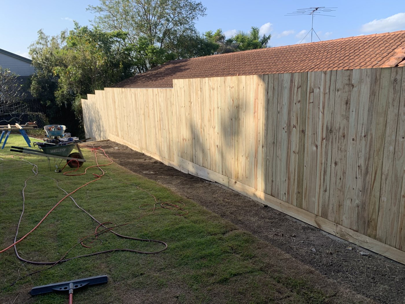 Tiered garden by Revamp Landscapes