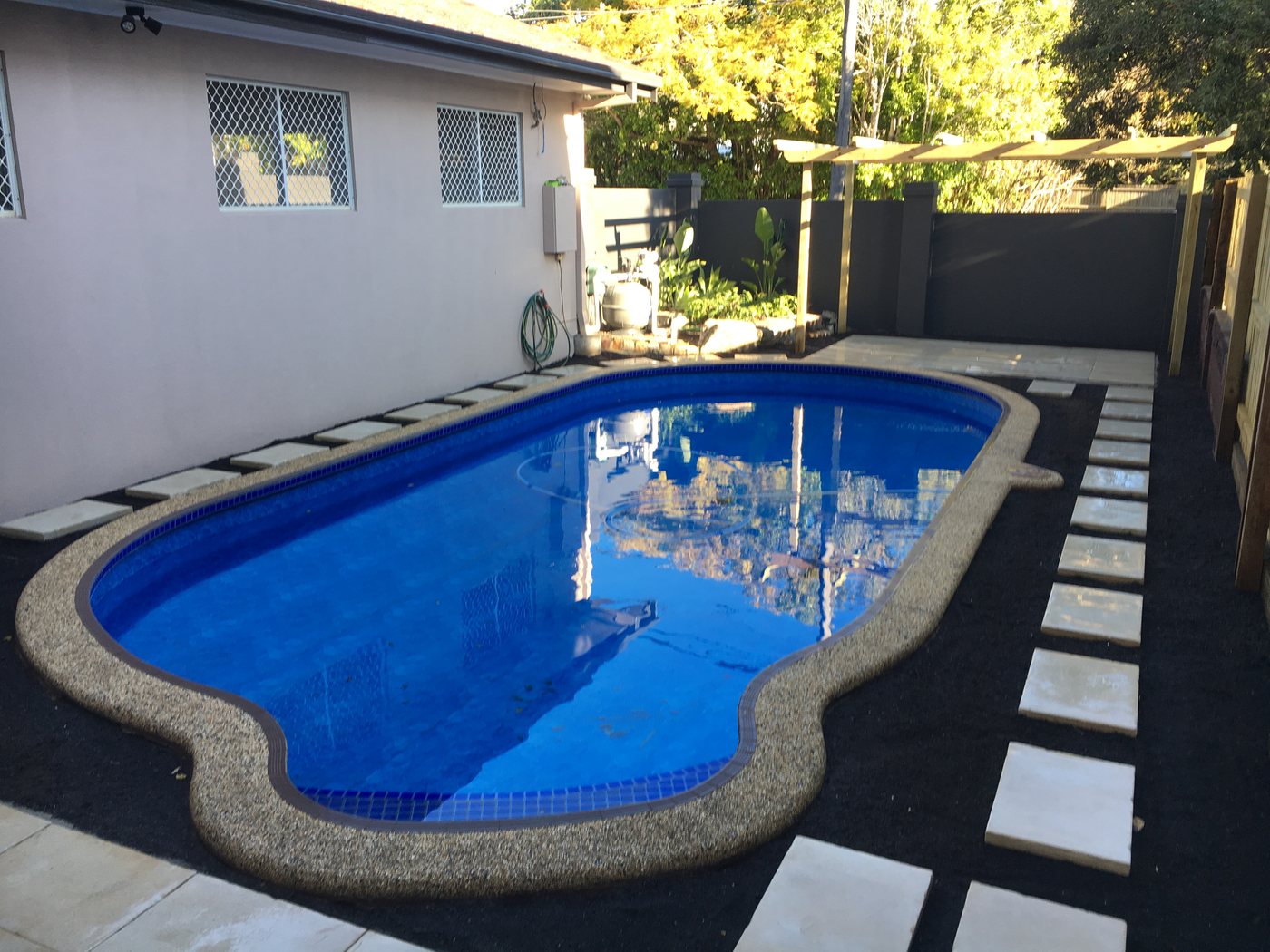 Retaining wall build by Revamp Landscapes