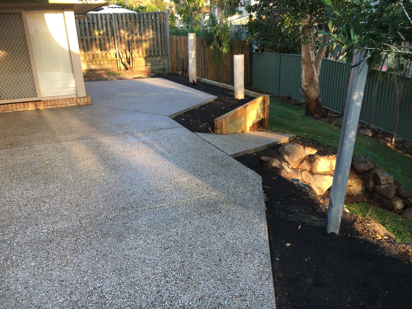 Landscape construction by Revamp Landscapes