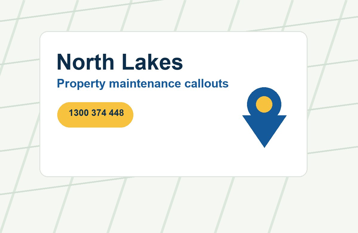 Graphic map for Right Look Property Maintenance service around North Lakes