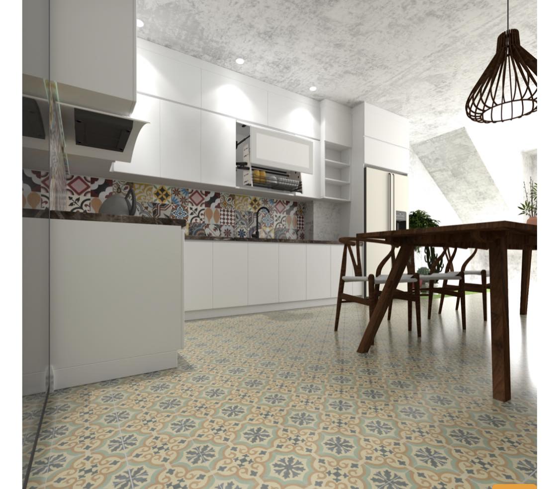 Contemporary floor tiling Brisbane