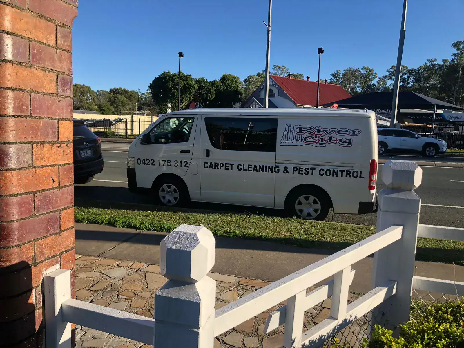 River City Carpet Cleaning van in Ipswich
