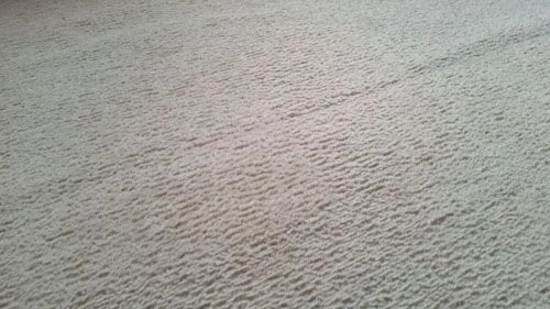Red stain after cleaning