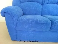 Clean upholstery after cleaning