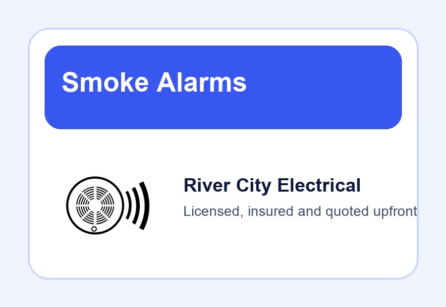 Smoke Alarms icon panel