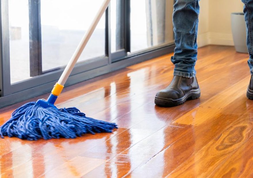 Professional floor and carpet care in an Adelaide home