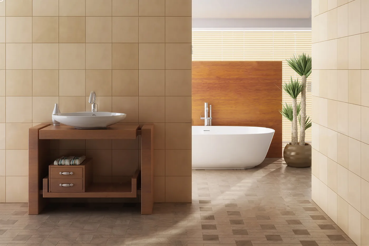 Residential bathroom tiling by SEQ Tiling