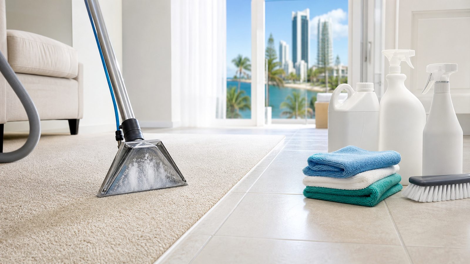 Illustrative carpet and tile cleaning equipment for Snow's Carpet and Tile Cleaning