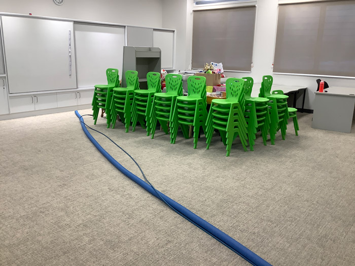 School carpet cleaning