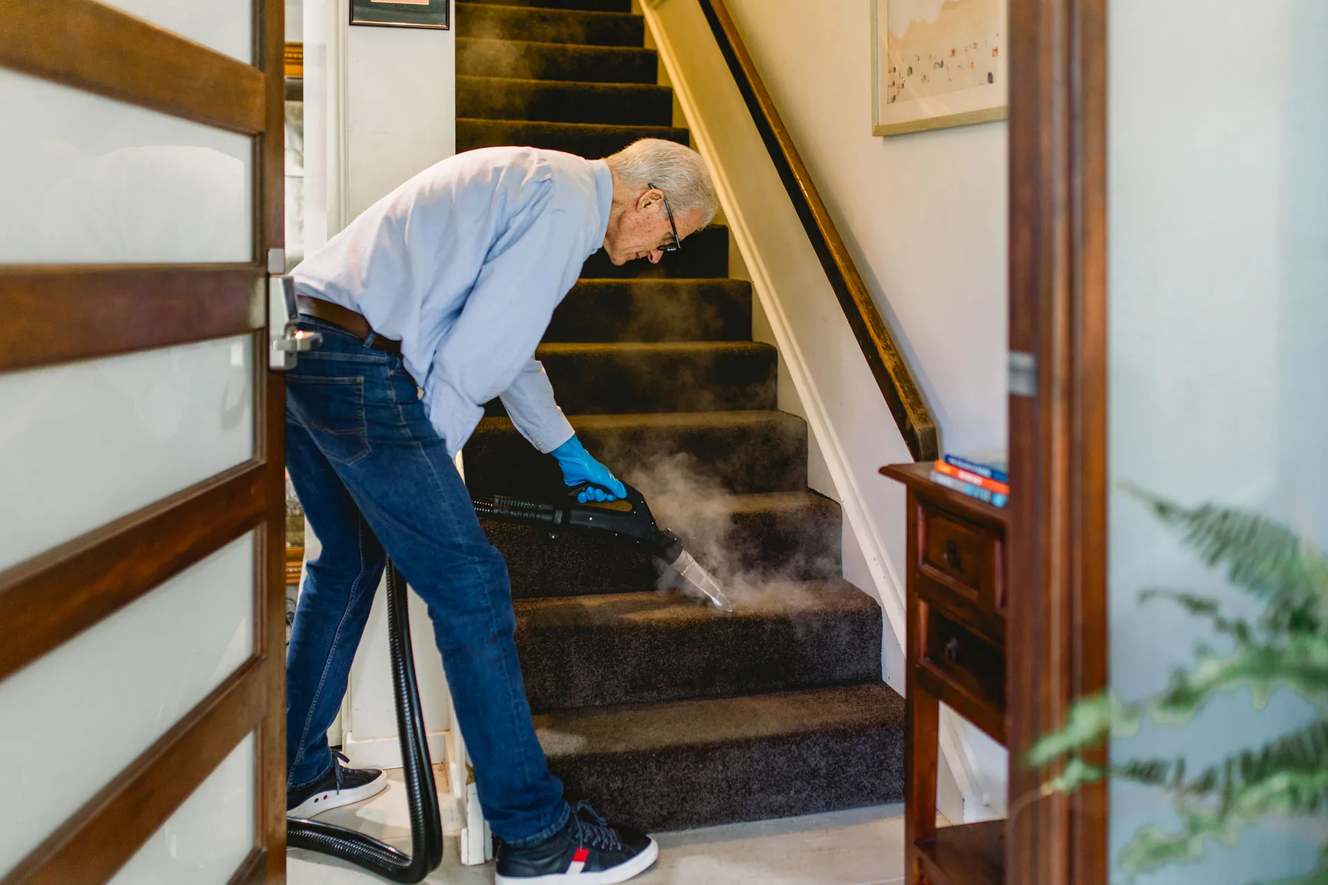 Terry's Steam Cleaning Brisbane team at work