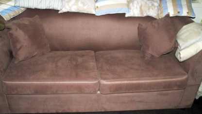 Before and after steam cleaning