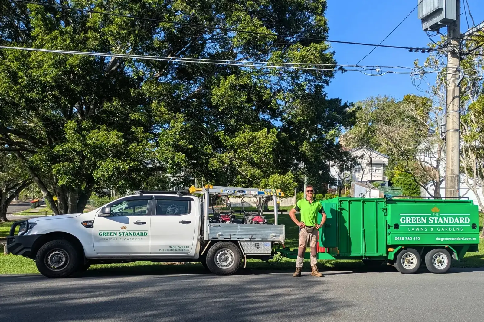 The Green Standard Lawns and Gardens team