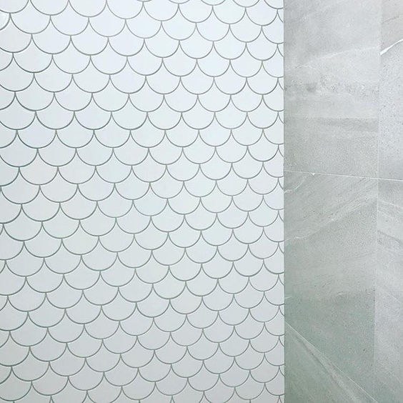 Patterned tile and stone surface detail