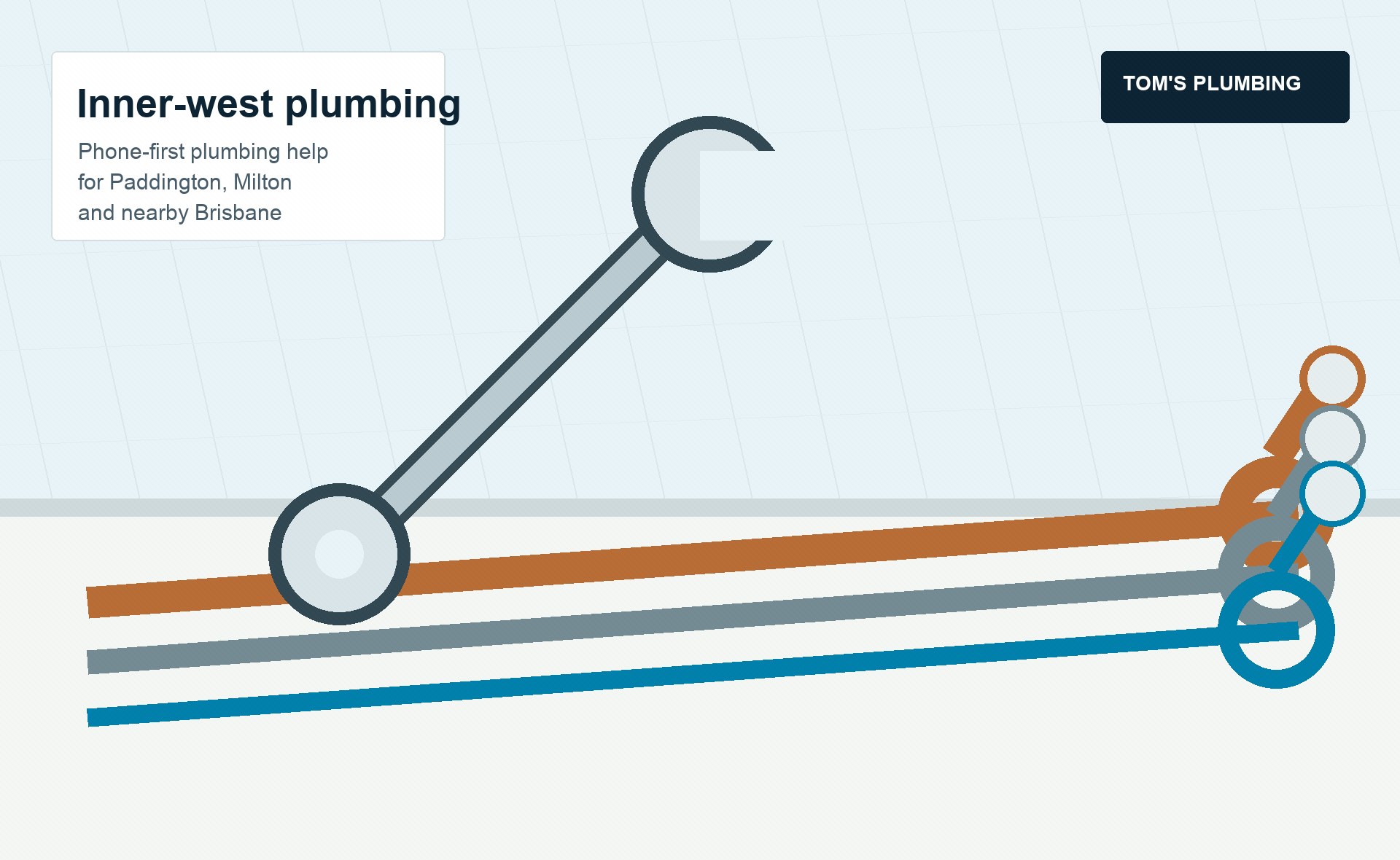 Services artwork for Tom's Plumbing