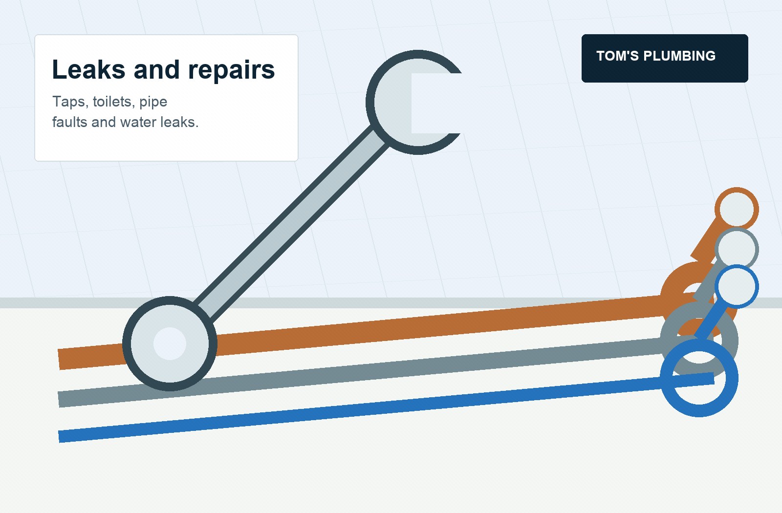Leaks and repairs artwork