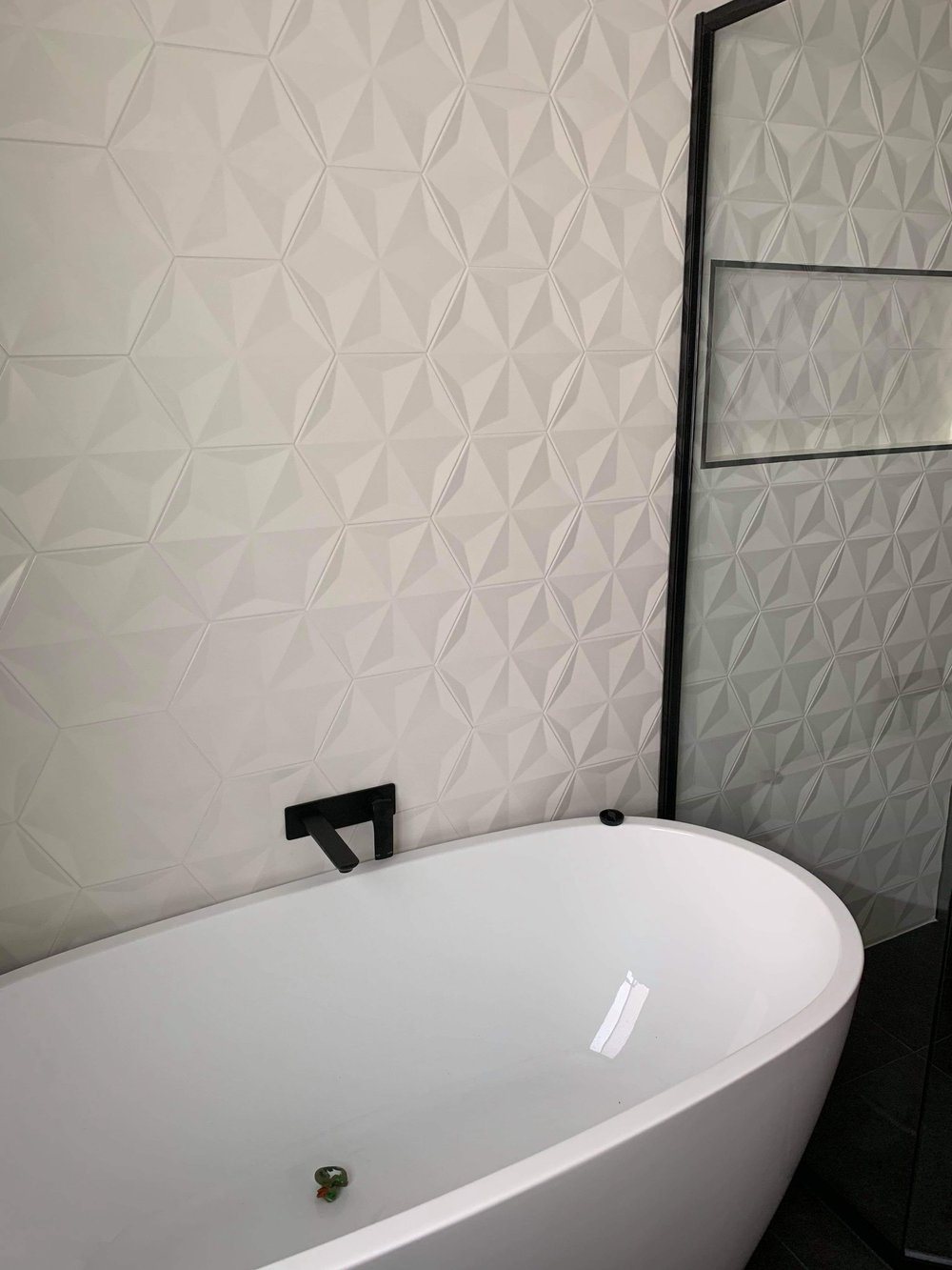 Feature wall detail tile project