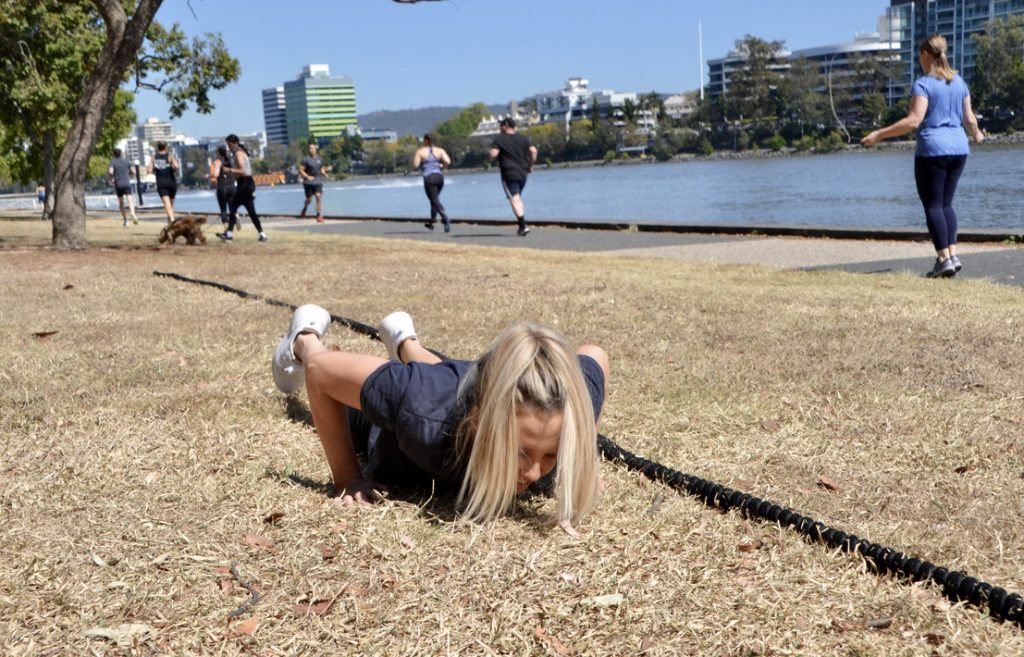 West End Strength community event outdoors